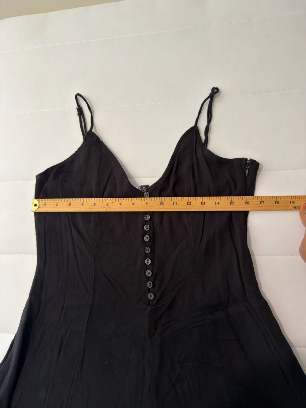 Lulus Black Sleeveless Button-Front Romper XL - Picture 4 of 8